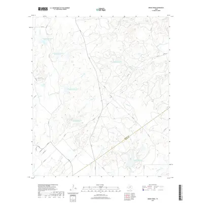 2019 Map of Indian Creek, 2019 Print