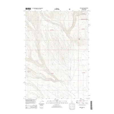2013 Map of Indian Creek, 2013 Print