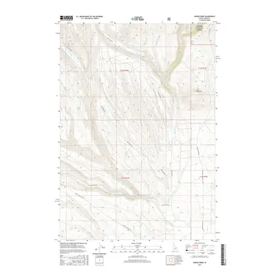 2017 Map of Indian Creek, 2017 Print