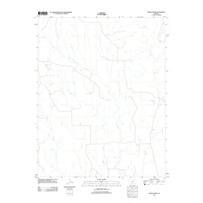 2012 Map of Indian Creek, 2012 Print