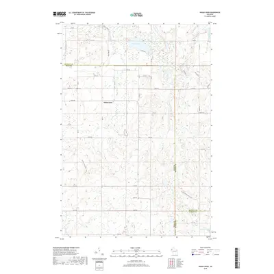 2018 Map of Indian Creek, 2018 Print