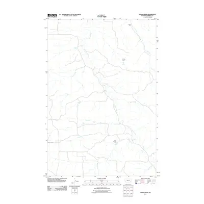 2011 Map of Indian Creek, 2011 Print