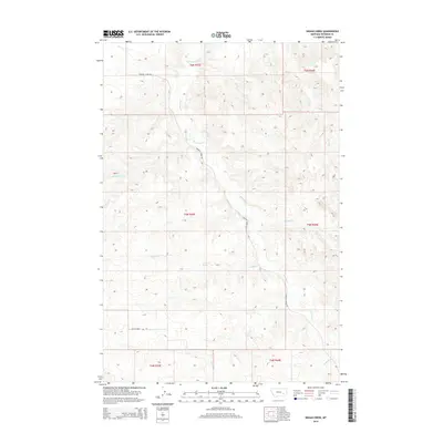 2014 Map of Indian Creek, 2014 Print
