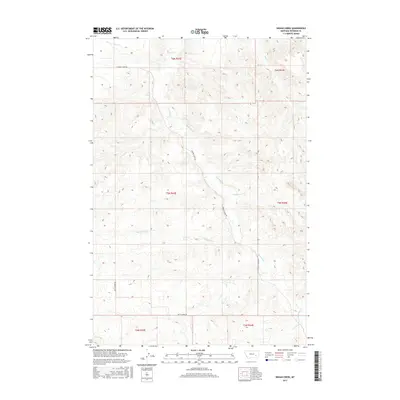 2017 Map of Indian Creek, 2017 Print