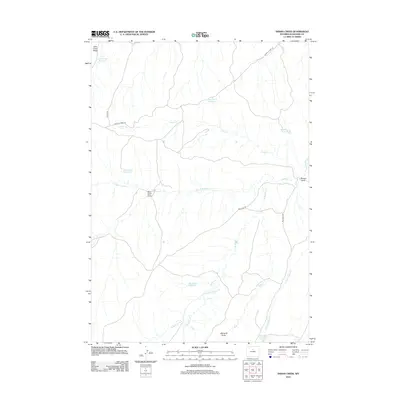 2012 Map of Indian Creek, 2012 Print