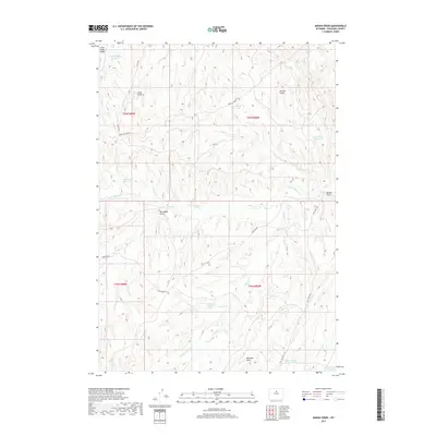 2017 Map of Indian Creek, 2017 Print