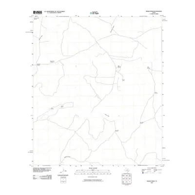 2010 Map of Indian Draw, 2010 Print