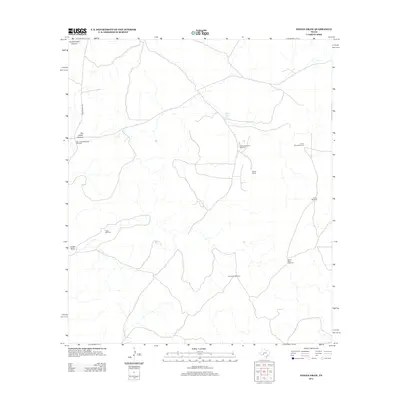 2012 Map of Indian Draw, 2012 Print