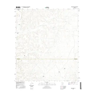 2016 Map of Indian Draw, 2016 Print