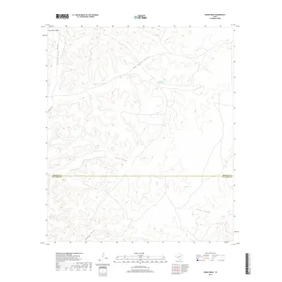2019 Map of Indian Draw, 2019 Print