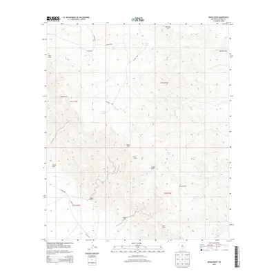 2013 Map of Indian Draw, 2013 Print