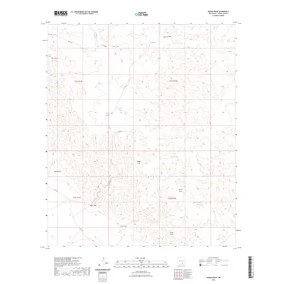 2023 Map of Indian Draw, 2023 Print