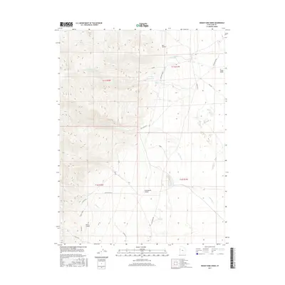 2017 Map of Indian Farm Creek, 2017 Print