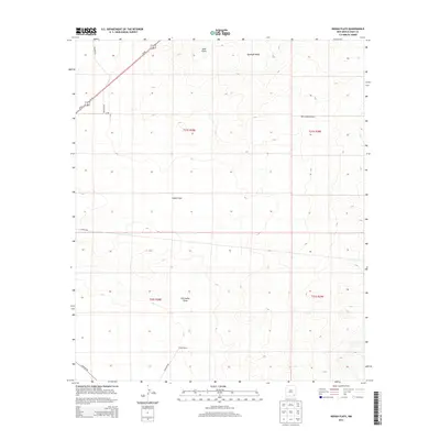 2013 Map of Indian Flats, 2013 Print