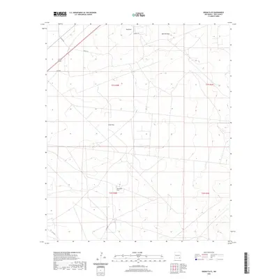 2020 Map of Indian Flats, 2020 Print