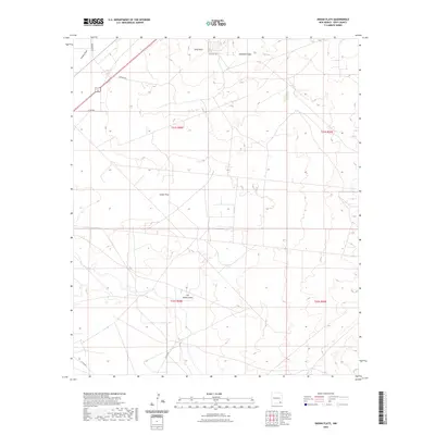 2023 Map of Indian Flats, 2023 Print