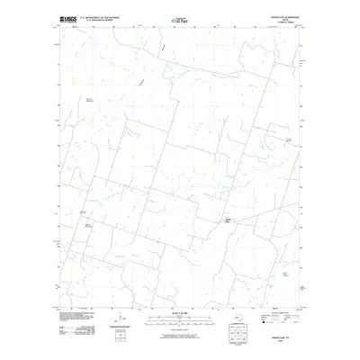 2010 Map of Indian Gap, 2010 Print