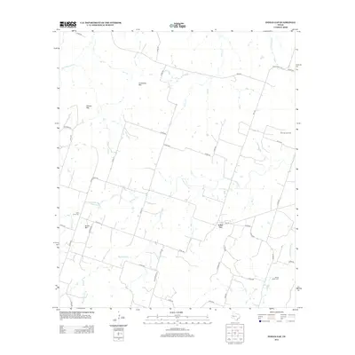 2012 Map of Indian Gap, 2012 Print