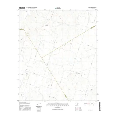 2016 Map of Indian Gap, 2016 Print