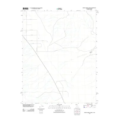 2012 Map of Indian Garden Creek, 2012 Print