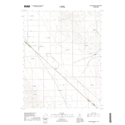 2018 Map of Indian Garden Creek, 2018 Print
