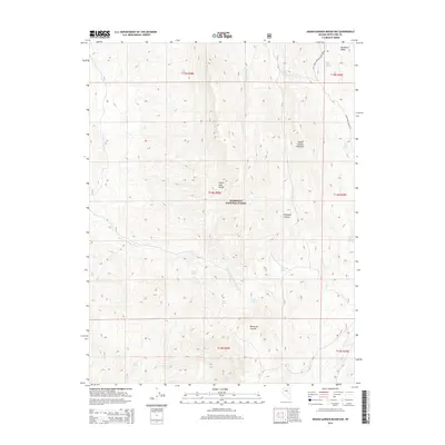 2014 Map of Indian Garden Mountain, 2014 Print