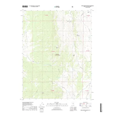 2018 Map of Indian Garden Mountain, 2018 Print