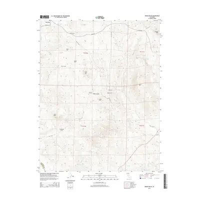 2015 Map of Indian Gulch, 2015 Print