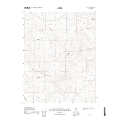 2018 Map of Indian Gulch, 2018 Print