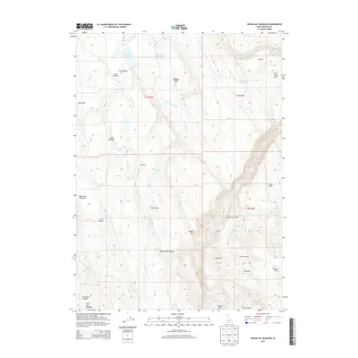 2013 Map of Indian Hay Meadows, 2013 Print