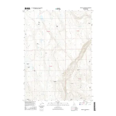 2017 Map of Indian Hay Meadows, 2017 Print