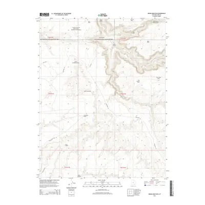 2014 Map of Indian Head Pass, 2014 Print