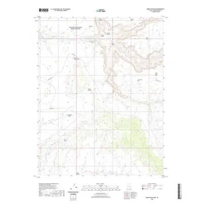 2020 Map of Indian Head Pass, 2020 Print