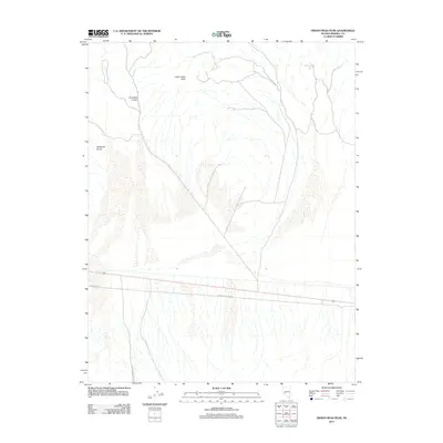 2011 Map of Indian Head Peak, 2011 Print