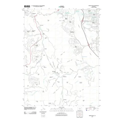 2010 Map of Indian Hills, 2010 Print