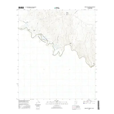 2016 Map of Indian Hot Springs, 2016 Print
