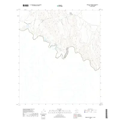 2019 Map of Indian Hot Springs, 2019 Print