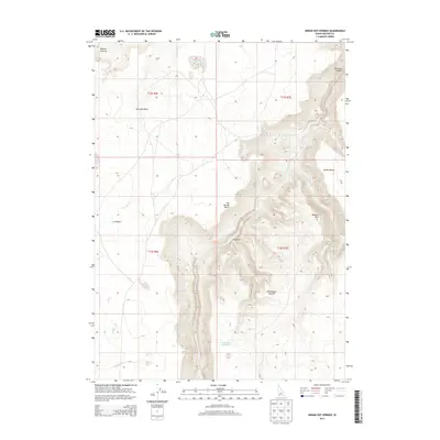 2013 Map of Indian Hot Springs, 2013 Print