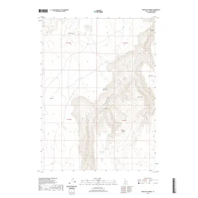 2020 Map of Indian Hot Springs, 2020 Print