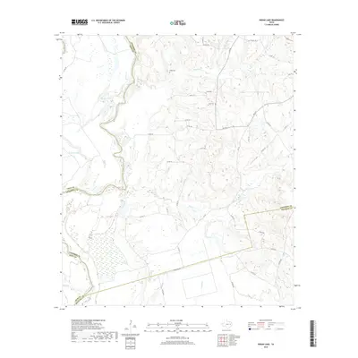 2019 Map of Indian Lake, 2019 Print