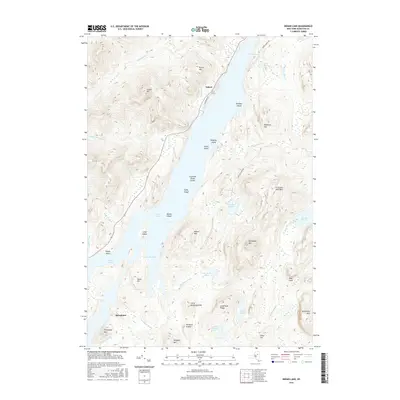 2016 Map of Indian Lake, 2016 Print