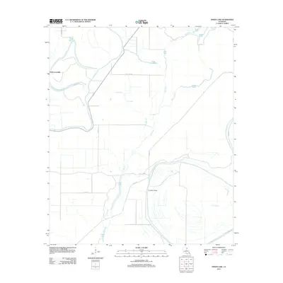 2012 Map of Indian Lake, 2012 Print