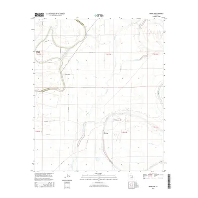 2015 Map of Indian Lake, 2015 Print