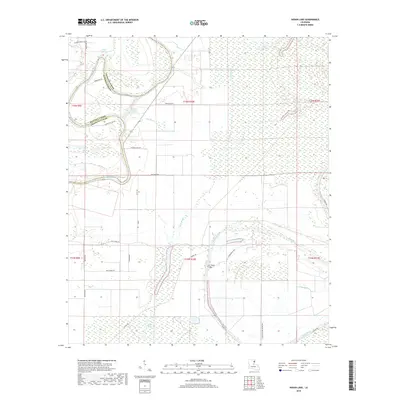 2018 Map of Indian Lake, 2018 Print
