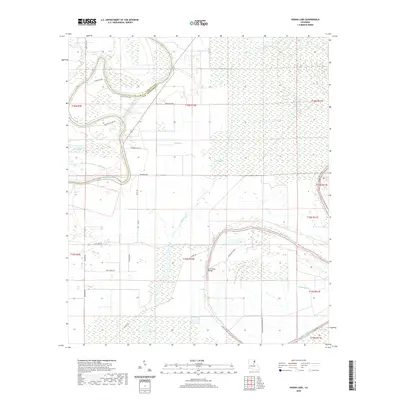2020 Map of Indian Lake, 2020 Print