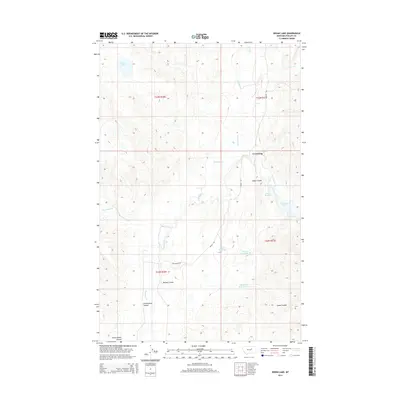 2014 Map of Indian Lake, 2014 Print