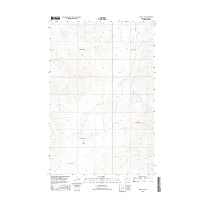 2017 Map of Indian Lake, 2017 Print