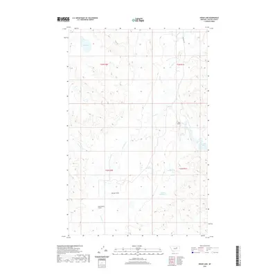 2020 Map of Indian Lake, 2020 Print