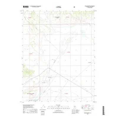 2018 Map of Indian Meadows, 2018 Print