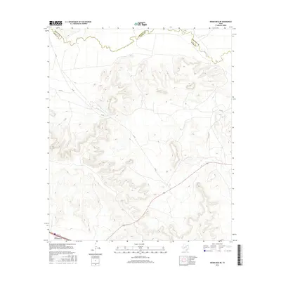 2016 Map of Indian Mesa NE, 2016 Print